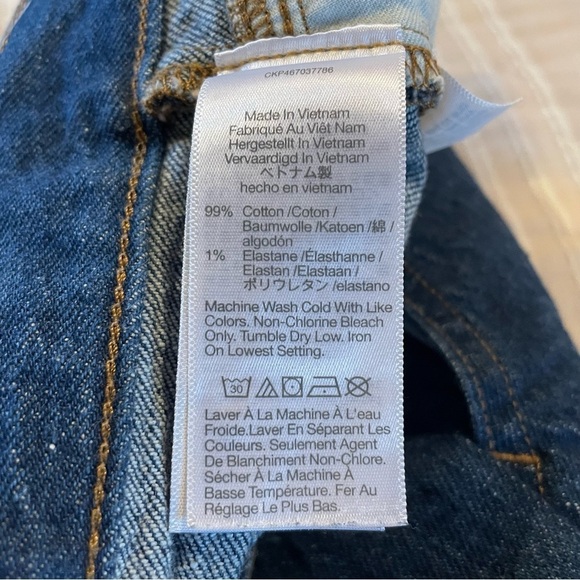 Madewell The Perfect Vintage Straight Jean in Greenhaven Wash: Seamed Version 27 - Picture 8 of 12